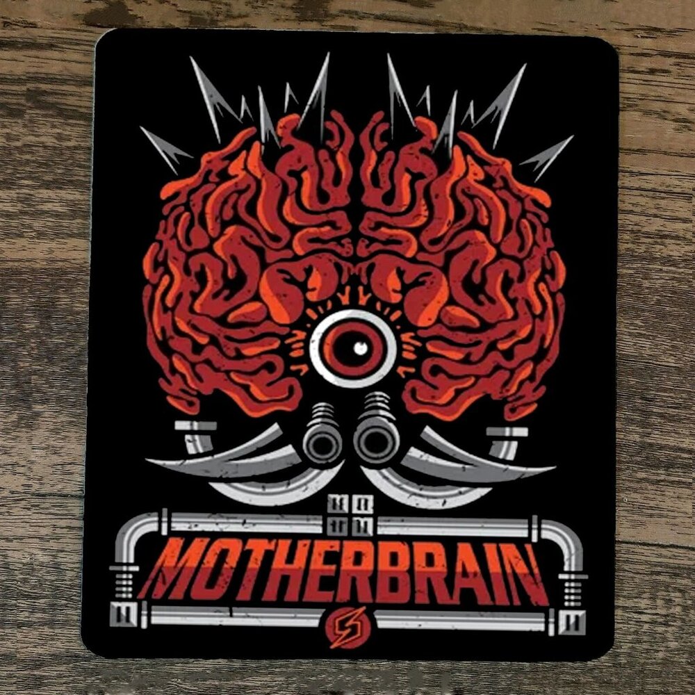 Mouse Pad Motherbrain Metroid Video Game